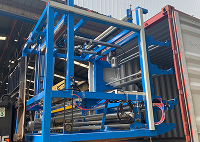 EPS Packing Machine Delivered to Jordan